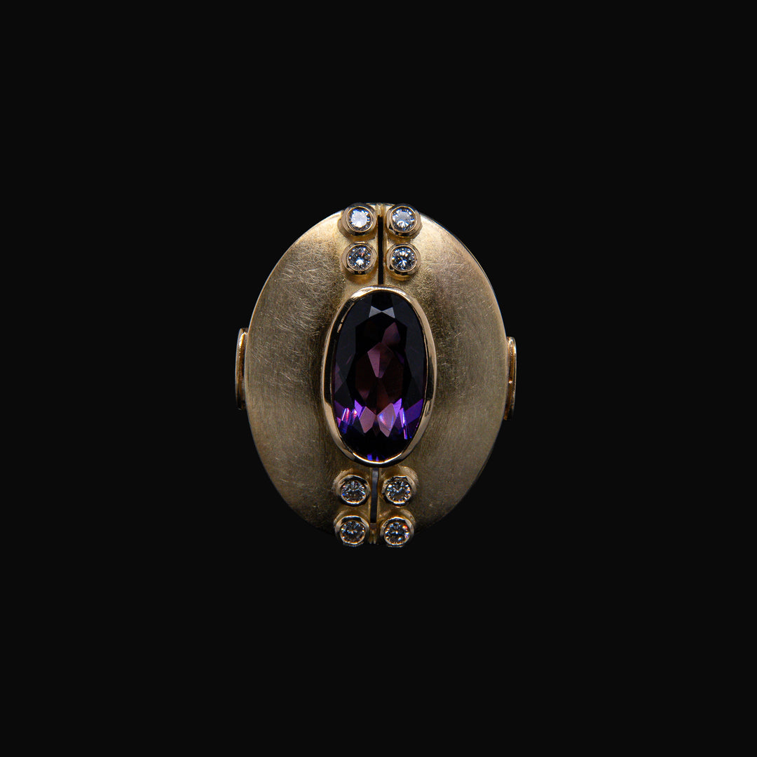 PÚRPURA 750 GOLD RING