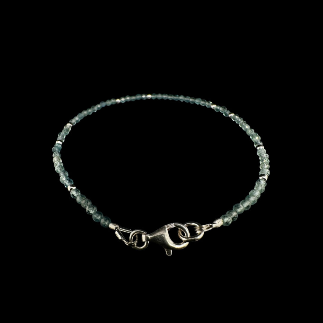 AQUAMARIN ARMBAND SILBER